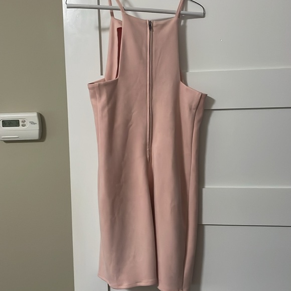 JACK by BB DAKOTA suede peachy pink dress - Picture 6 of 8